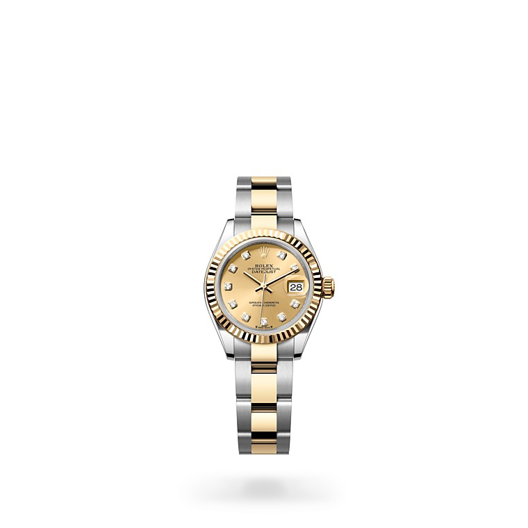 Rolex Lady-Datejust Oystersteel and yellow gold at Quera