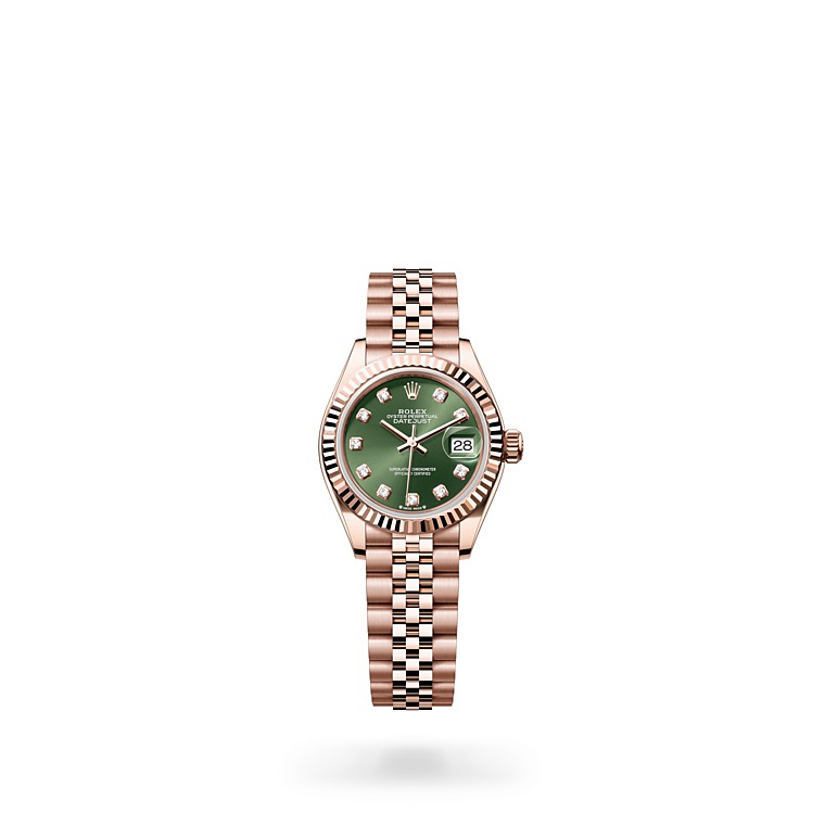Rolex Lady-Datejust Everose gold at Quera