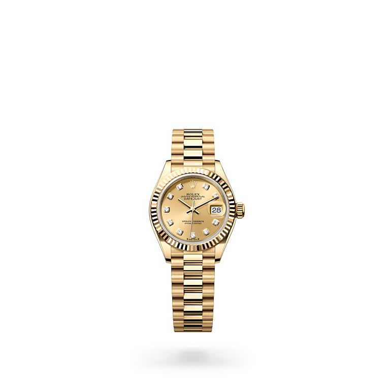 Rolex Lady-Datejust yellow gold at Quera
