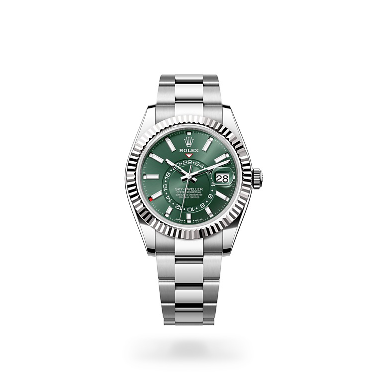 Rolex Sky-Dweller Oystersteel and white gold in Quera
