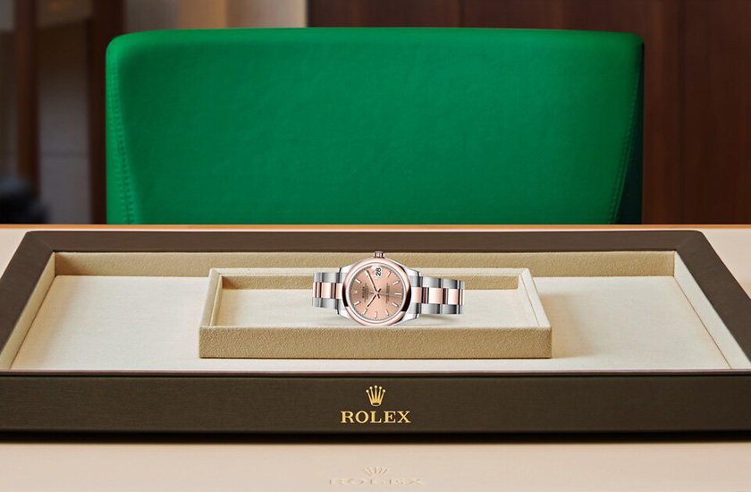 Reloj Rolex Datejust 31 acero Oystersteel, oro Everose y esfera color rosé watchdesk en Quera